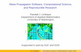 Wave Propagation Software, Computational Science, and ...faculty.washington.edu › rjl › talks › icm06 › icm06.pdfFor nonlinear problems wave speed generally depends on q. Waves