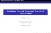 Multilinear Principal Component Analysis of Tensor Objectst8zhu/talks/2oral.pdf · 2017-07-11 · Multilinear Principal Component Analysis of Tensor Objects Introduction Brief Introduction