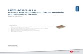 NEO-M8Q-01A - หน้าหลัก · 2019-01-29 · NEO-M8Q-01A . u-blox M8 concurrent GNSS module Automotive Grade. Data Sheet • Highlights: • The only Automotive Grade
