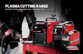 Plasma cutting range - Lincoln Electric · 2020-04-09 · Plasma gouging was developed as a tool for weld removal and weld preparation. Back-gouging was used to remove metal from