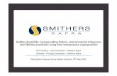 Rubber durability: Compounding factors, environmental ... · Smithers Rapra provides a complete range of services which includes: • Polymer fault & failure diagnosis 32 • Expert