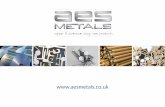  · 2019-11-21 · AES Metals supplies semi-finished aluminium and brass products to the UK market on behalf of leading independent European producers. Established in 1998 AES is