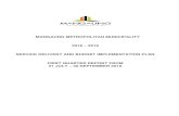 MANGAUNG METROPOLITAN MUNICIPALITY 2018 2019 … · 2019-09-10 · 2 EXECUTIVE SUMMARY OF REPORT 1. This report sets out performance against the Integrated Development Plan (IDP)
