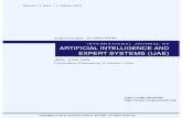 INTERNATIONAL JOURNAL OF ARTIFICIAL · EDITORIAL PREFACE The International Journal of Artificial Intelligence and Expert Systems (IJAE) is an effective medium for interchange of high