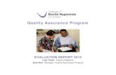 Quality Assurance Program - CDHO€¦ · Checklist for Designing the Evaluation of Outcomes . documented in the . ... regulation, the Quality Assurance Program had 3 components: a