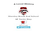 Shenley Brook End School 6F Taster Dayfluencycontent-schoolwebsite.netdna-ssl.com/FileCluster/ShenleyBro… · 6F Taster Day @HistorySBE . 2 What will I study in A Level History?