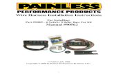 Wire Harness Installation Instructions - Painless Performance › Manuals › 50005.pdf · The 50005 Race Car Kit was designed with two major groups incorporated into it: ... Race