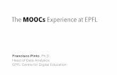 The MOOCs Experience at EPFL - eduhub · 2.3 Marketing and targeting Entrepreneurship Venture-funded Bootstrap Micro business Bank loan Own funding Works in company Works in academia