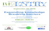 Expanding knowledge Breaking barriers - WordPress.com … · Expanding knowledge Breaking barriers 7:45 a.m. Continental Breakfast 8:30 a.m. Welcome Program Chau Nguyen, Manager of