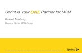 Sprint is Your Partner for M2Mltfiore.com/files/AICC_Presentation_final_RMFINAL.pdf · Sprint Industry Recognition #1 M2M Carrier in North America, Second Globally - Overall Excellence