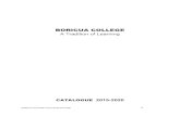 BORICUA COLLEGEboricuacollege.edu/wp-content/uploads/2020/02/BC-Catalogue.pdf · Associate in Science – Paralegal Studies Program 70 Individualized Instruction 70 Colloquium 70