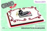 Graduation Marquee Cake Decoration Instruction Card › deco-cms-production › ...GRADUATION MARQUEE DECORATING DIRECTIONS: 1. Base ice cake white and comb sides. 2. Using tip #897,