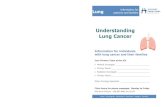 Understanding Lung Cancer - Hamilton Health Sciences · Understanding Lung Cancer Information for individuals ... lung cancer survivor and librarian, the site is an excellent place