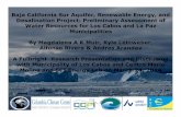 Baja California Sur Aquifer, Renewable Energy, and Desalination … · 2014-05-23 · Baja California Sur Aquifer, Renewable Energy, and Desalination Project: Preliminary Assessment