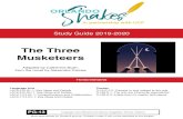 The Three Musketeers - Orlando Shakes · The Three Musketeers Enjoying Live Theater Theater is a Team Sport The Playwright writes the script. Sometimes it is from an original idea