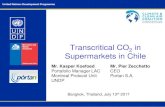 Transcritical CO2 Supermarkets in Chile › sites › default › files › 2017_UNDP... · 2017-07-21 · Transcritical CO 2 in Supermarkets in Chile Mr. Kasper Koefoed Portafolio