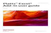 Platts Excel Add-In user guide › platts › plattscontent › _assets › _files › e… · Note: For Excel 2013 and 2016, 4 separate instances of excel opens. The user would need