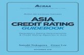 ACRAA 15th Anniversary Publication ASIAPB PB BUDGET REFORM IN THE P-NOY ADMINISTRATION, 2011-2015 THE 2016 NATIONAL BUDGET 1 1 GUIDEBOOK Regulatory Rating Requirements & Credit Rating