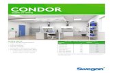 CONDOR - Product sheet - Swegon€¦ · Product Supply air ceiling system CONDOR a -aaaa -bbb -ccc Version: Nom. length (mm): 1200, 1800, 2400, 3000 Nom. width (mm): 600, 1200 Nom.