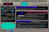 Cyber Security Awareness Monthand social media pages. practicing cyber security and we want to make sure you’re in the CYBER SECURITY AWARENESS MONTH October is National Cyber Security