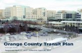 Orange County Transit Plan...Orange County Transit Plan Approved April 27, 2017 | E˜ ective April 28, 2017 through 2045 Title Microsoft Word - 0515B_TPLAN_2017-Orange-Plan-Final-Published-REV3-ADOPTED-by-all.docx