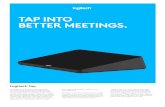 TAP INTO BETTER MEETINGS. - Logitech...Pre-configured with room-optimized software from Google, Microsoft, or Zoom, Logitech Room Solutions include all necessary components: Tap touch