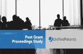 Post Grant Proceedings Study - Duke University …...2015/05/29  · 2014 STUDY – INSTITUTED IPR Institution Rate: 78% 84% 87% (vs. 93% IPRx) • 691 IPRs instituted for at least