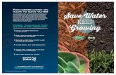 Scotts Save Water - Scotts Miracle-Gro Company...implements designs and practices that not only save water but also result in a beautiful landscape. It extends well beyond simply planting