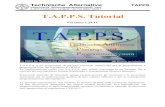 T.A.P.P.S. Tutorial · Versione 1.29 IT . T.A.P.P.S. è un programma di disegno vettoriale ottimizzato per la progettazione e programmazione del regolatore UVR1611. La configurazione