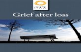 Grief after loss - loss and grief support-Grief Centre 023 Grief after loss_L… · you about your loss, the grief and the changes in your life • Consider joining a support group.