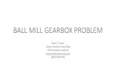 BALL MILL GEARBOX PROBLEM - Mill Gearbox Case...آ  BALL MILL GEARBOX PROBLEM BACKGROUND INFORMATION