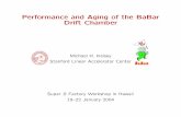 Performance and Aging of the BaBar Drift Chambersuperb04/talks/Kelsey.pdf · 2004-01-22 · Performance and Aging of the BaBar Drift Chamber ... Discharges observed in small region