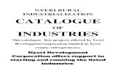 NYERI RURAL INDUSTRIALIZATION CATALOGUE · Introduction Nyeri Development Corporation Limited (NDC) invites people of Nyeri county to take up industries. After Nyeri people take up