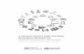 A HEALTH POLICY AND SYSTEMS RESEARCH …...George A, Scott K, Govender V, editors. Health policy and systems research reader on human resources for health. Geneva: World Health Organization;