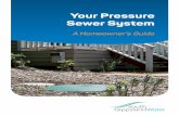 Your Pressure Sewer System...There are some basic things that you should know about your pressure sewer system. These include: • what is a pressure sewer system • pump unit repairs,