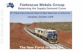 Fortescue Metals Group - ASX › asxpdf › 20081023 › pdf › 31d2z4x614z3kz.… · Fortescue Metals Group Balancing the Supply Demand Curve ... 1950-55 1955-60 1960-65 1965-70