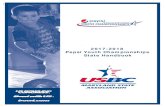 2017-2018 Pepsi Youth Championships State Handbook · The Pepsi USBC Youth Championships begins with league level qualifying. Bowling centers with certified USBC Youth leagues are