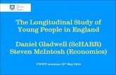 The Longitudinal Study of Young People in England Daniel .../file/LSYPECWIPP.pdfThe dataset •LSYPE: longitudinal, young people, England. •Began in 2004, aged 13/14. •Follow up