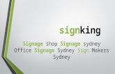 At Sign King, we provide a wide range of signage solutions