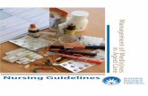 in Aged Care Management of Medicines Nursing Guidelines › wp-content › uploads › 2016 › 03 › … · 3 Nursing Guidelines: Management of Medicines in Aged Care Foreword The