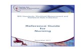 Reference Guide for Nursing MIS Reference Guide - 2011-… · the nursing in-patient services and ambulatory care, diagnostic and nursing services and community health services functional