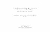 Reinforcement Learning: An Introduction · 2017-03-20 · i Reinforcement Learning: An Introduction Second edition, in progress Richard S. Sutton and Andrew G. Barto c 2012 A Bradford