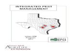 INTEGRATED PEST MANAGEMENT - agrilifecdn.tamu.edu · Service Urban Integrated Pest Management program includes three professionals who serve major metropolitan areas, ... 49 Managing