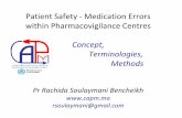 Concept, Terminologies, Methodsmedia.medfarm.uu.se › play › attachmentfile › video › 2809 › Handouts.pdffrom medication errors and uses outside the terms of the marketing