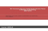 BC Coroners Service Child Death Review Panel Report - A Review of Drowning … › ... › child-drowning.pdf · 2018-05-24 · in addition to the research literature relating to