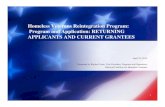 Homeless Veterans Reintegration Program: Program and ... returning applicants 4_23_14.pdf · Homeless Veterans Reintegration Program: Program and Application: RETURNING APPLICANTS