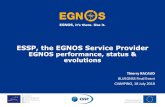 ESSP, the EGNOS Service Provider EGNOS performance, status ... presentation BLUEGNSS...آ  All RIMS EGNOS