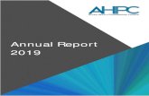 Annual Report 2019 · Introduction 5 Allied Health ... - Diagnostic Radiography and Radiation Therapy - Occupational Therapy - Physiotherapy - Speech-Language Therapy Members of Additional