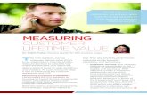 Chapter2 4 Measuring Customer Lifetime Value€¦ · MEASURING CUSTOMER LIFETIME VALUE T he next question, having understood the importance of customer lifetime value (CLV) to an
