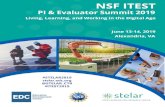 Living, Learning, and Working in the Digital Age June 13 ...stelar.edc.org › sites › stelar.edc.org › files › NSF ITEST 2019 Full Prog… · Living, Learning, and Working